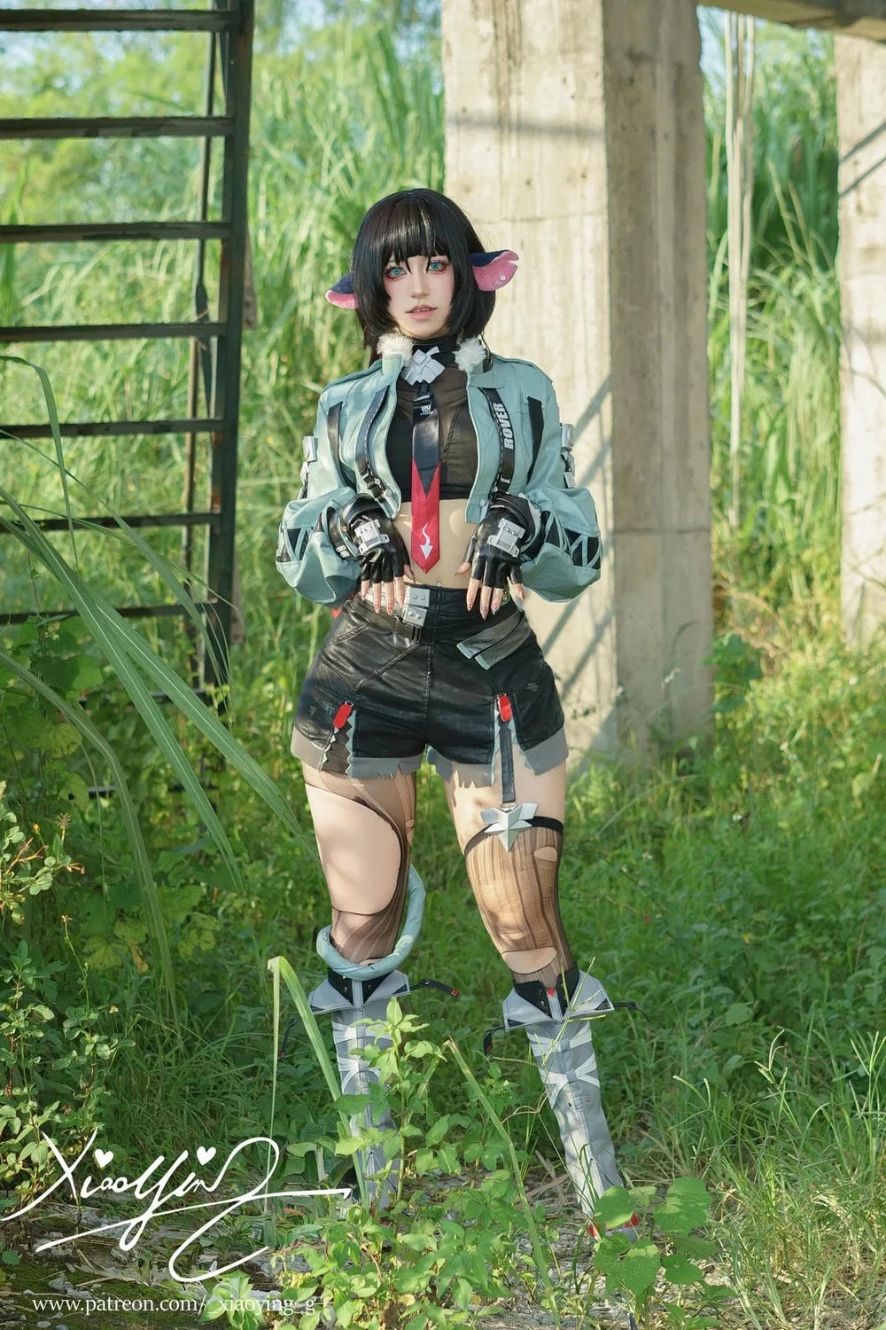 Hình Ảnh Gái Xinh Cosplay Ecchi Nhân Vật Jane Doe Quyến Rũ
