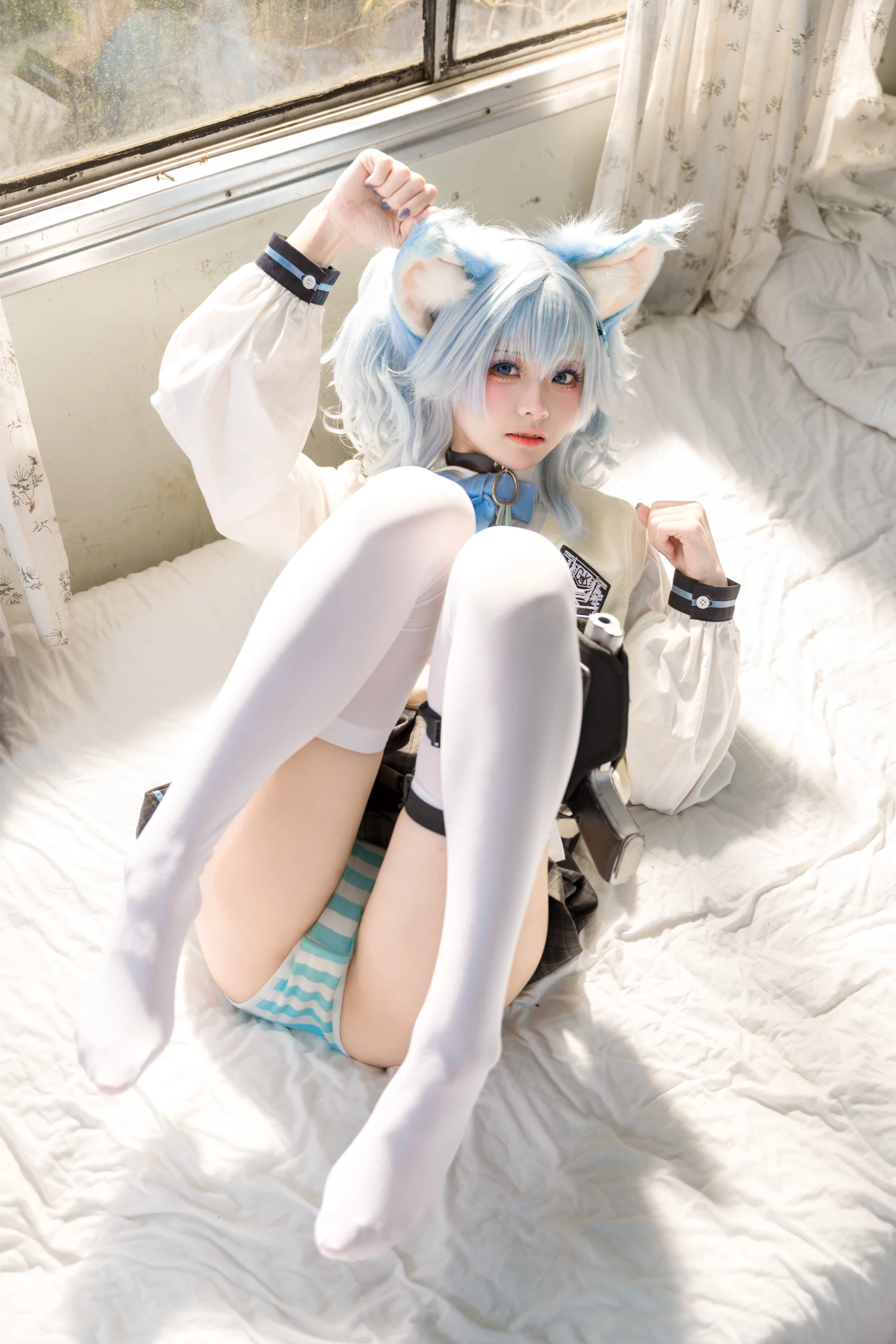 Hình Ảnh Gái Xinh Cosplay Hentai Mèo Cute Siêu Dễ Thương