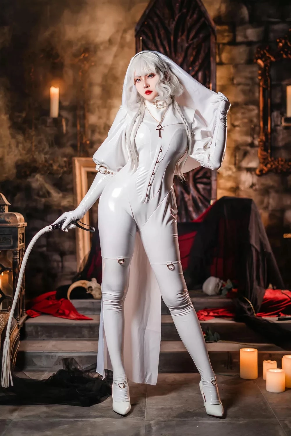 Hình Ảnh Gái Xinh Cosplay Hentai Nữ Tu Sĩ Xinh Đẹp