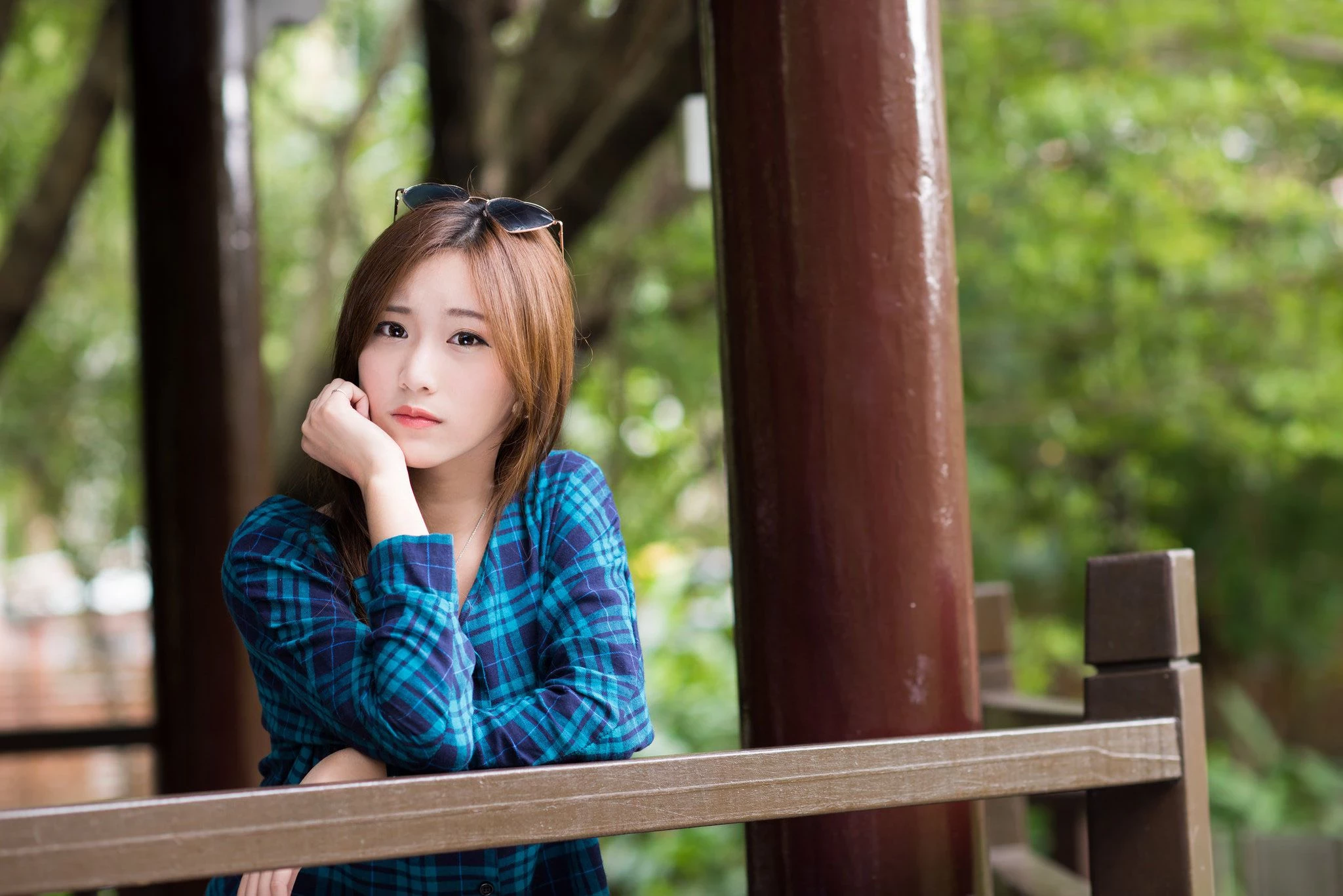 Hình Ảnh Ngoài Trời Của Nữ Thần Tươi Tắn Ngọt Ngào