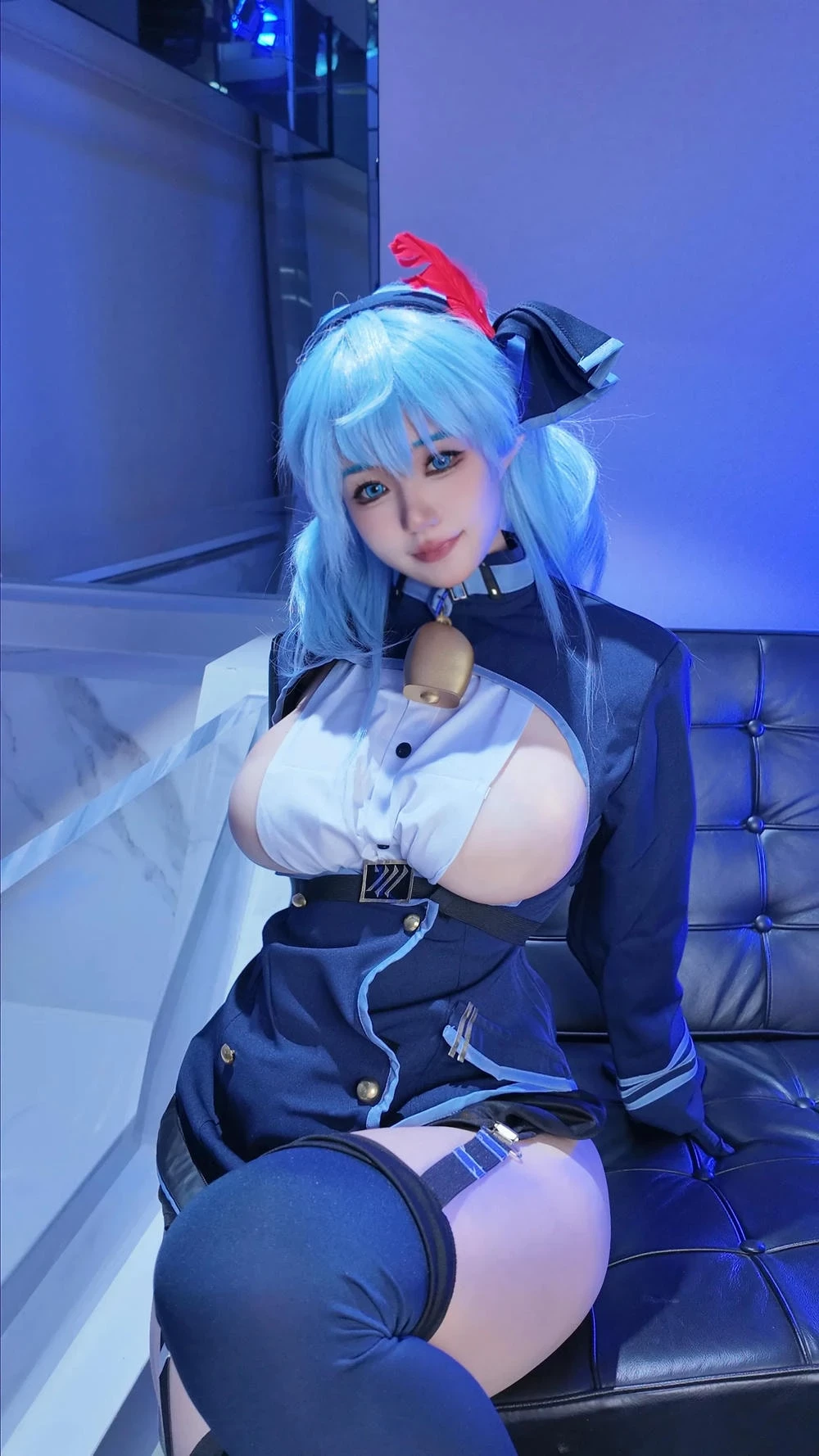 Hình Ảnh Gái Xinh Cosplay Ecchi Nhân Vật Chiyo Ogura