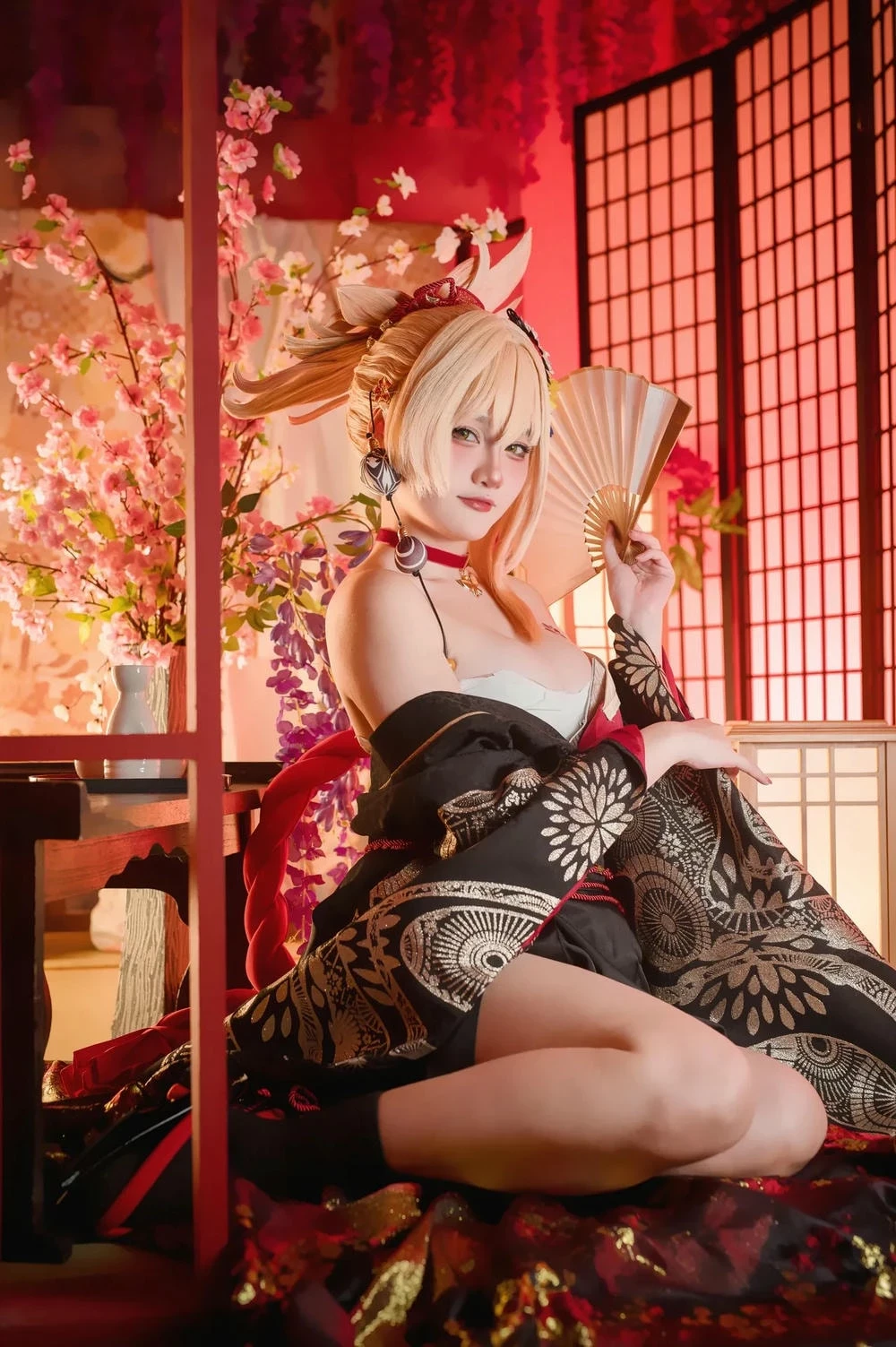 Hình Ảnh Gái Xinh Cosplay Ecchi Yoimiya Yukata