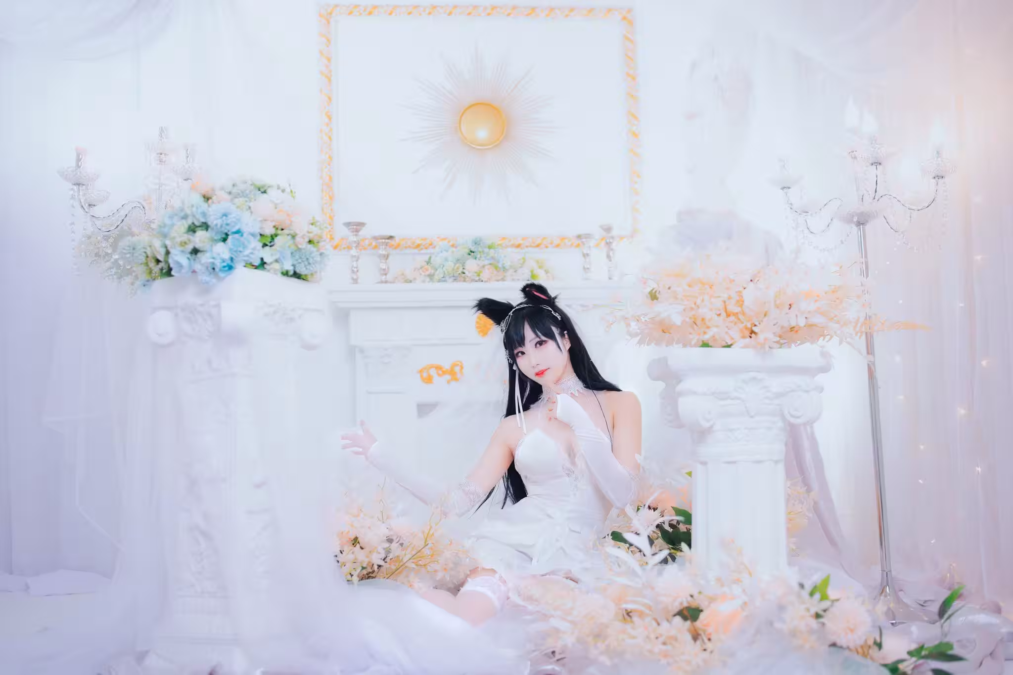 Ảnh Gái Xinh Hentai Với Váy Cưới Tai Thỏ Lộng Lẫy Xinh Đẹp