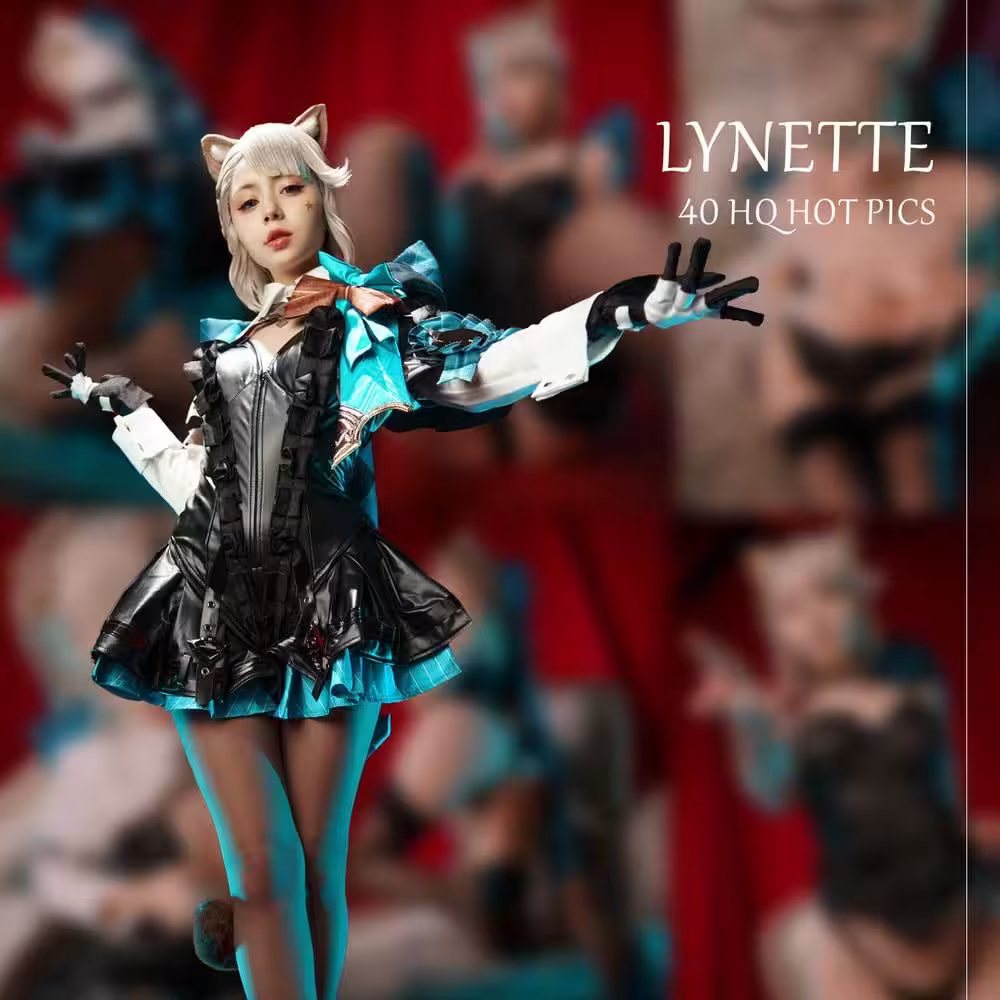 Nữ Sinh Cute Cosplay Hentai Mèo Lynette Xinh Xắn
