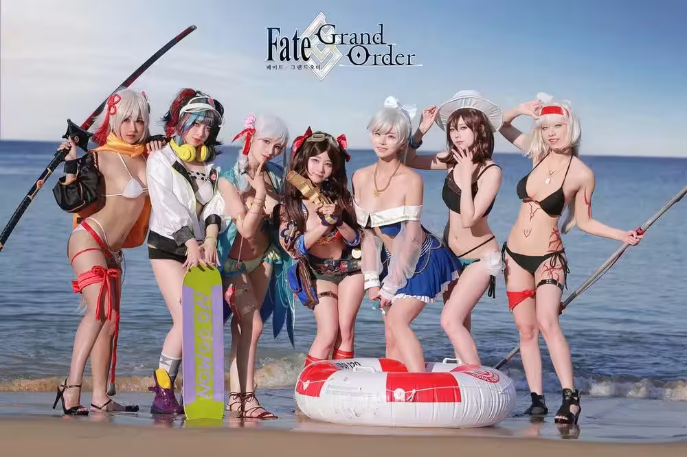 Tập Hợp Các Gái Xinh Hentai Diện Bikini Với Chaldea Summer Adventure